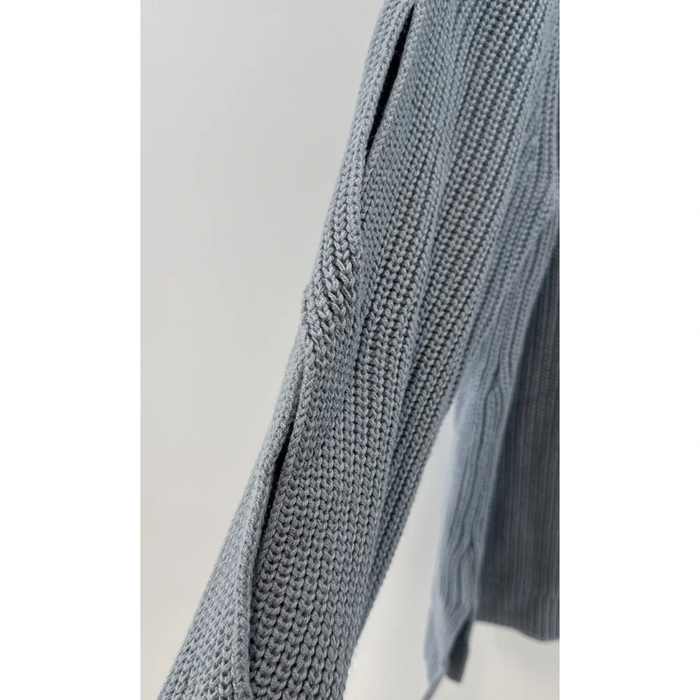 NEW Loft Womens Blue Sweater SZ XXL Open‎ Sleeves
